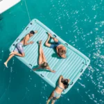 Saltea gonflabilă pentru apă Water Lounge, 310×183×18 cm, max. 400 kg, Intex (56289) - imagine 2