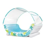 Plută gonflabilă cu baldachin Tropical Lounge, 224×150×165 cm, max. 200 kg, Intex (56294) - imagine 6