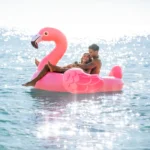 Plută gonflabilă Flamingo cu mânere, 203×196×124 cm, max. 200 kg, Intex (57288) - imagine 4