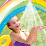 Centru de joacă gonflabil Curcubeu, 297×193×135 cm, 381 L, max. 81 kg, 2+ ani, Intex (57453) - imagine 5