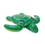 Plută gonflabilă Broscuță țestoasă cu mânere, 150×127 cm, max. 40 kg, 3+ ani, Intex (57524)