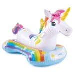 Plută gonflabilă Unicorn cu mânere, 163×86 cm, până la 40 kg, 3+ ani, Intex (57552)