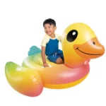 Plută gonflabilă Rățușcă cu mânere, 147×147×81 cm, max. 40 kg, 3+ ani, Intex (57556) - imagine 4