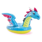 Plută gonflabilă Dragon cu mânere 201×191 cm, până la 40 kg, 3+ ani, Intex (57563)