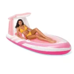 Saltea gonflabilă tip barcă cu baldachin, 257×135 cm, max. 100 kg, Intex (57804) - imagine 3