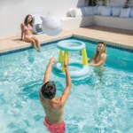 Set de joacă gonflabil pentru baschet în apă, cu coș și minge, 67×55 cm, 3+ ani, Intex (58504) - imagine 2