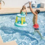 Set de joacă gonflabil pentru baschet în apă, cu coș și minge, 67×55 cm, 3+ ani, Intex (58504) - imagine 5