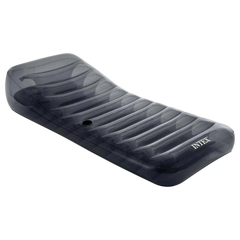 58723(1) Saltea gonflabilă tip șezlong cu suport pahar, 211×99 cm, max. 100 kg, Intex (58723) - imagine 1