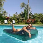 Saltea gonflabilă tip șezlong cu suport pahar, 211×99 cm, max. 100 kg, Intex (58723) - imagine 3