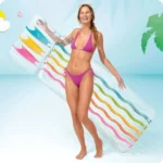 Saltea gonflabilă pentru apă Curcubeu, 203×84 cm, 14+ ani, Intex (58724) - imagine 2