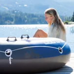 Colac gonflabil cu plasă, spătar și mânere River Run 1, 135 cm, max. 100 kg, Intex (58825) - imagine 4