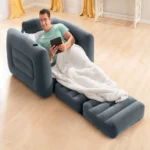 Fotoliu gonflabil extensibil cu suport pentru pahar, 117Ч224Ч66 cm, max. 100 kg, Intex (66551) - imagine 2