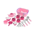 Set de veselă cu ustensile în coș, Technok (07181)