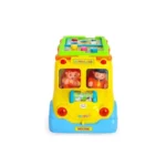 Jucărie educativă Autobuz școlar cu sunete si lumini, Hola 796 (79664) - imagine 3
