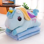 Jucarie din plus cu plapuma "Unicorn albastru" (86824)