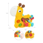 Jucărie senzorială girafă, Huanger HE0196 (19537)