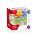 Jucărie senzorială tip floare cu zornăitoare, Huanger HE0197 (19575) - imagine 3