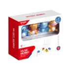 Carusel muzical mecanic pentru pătuț cu animăluțe, Huanger HE0301 (20151) - imagine 3