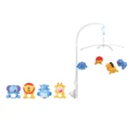 Carusel muzical mecanic pentru pătuț cu animăluțe, Huanger HE0301 (20151)