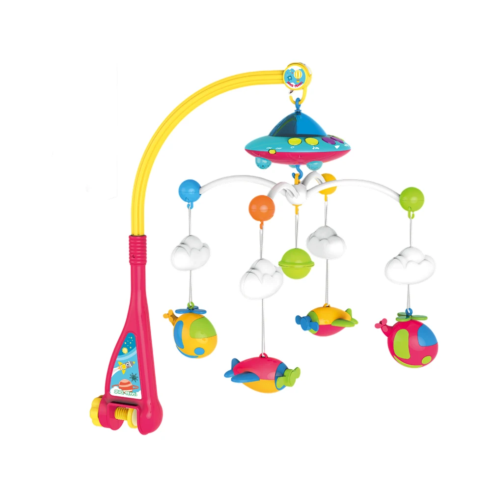 HE0303(3) Carusel muzical pentru pătuț cu avion, Huanger HE0303 (420144) - imagine 1