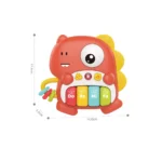 Jucărie pian muzical dinozaur, Huanger HE0550 (419674)