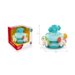 Carusel muzical rotativ cu căluți, Huanger HE8048 (19872) - imagine 2