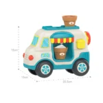 Jucărie interactivă mașinuță de înghețată pentru copii, Huanger HE8064 (19766)