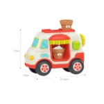 Jucărie interactivă mașinuță de înghețată pentru copii, Huanger HE8065 (419704)