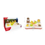 Jucărie educativă pop-up cu animale, Huanger HE8087 (19698) - imagine 2