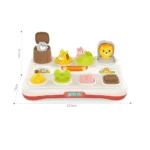 Jucărie educativă pop-up cu animale, Huanger HE8087 (19698)