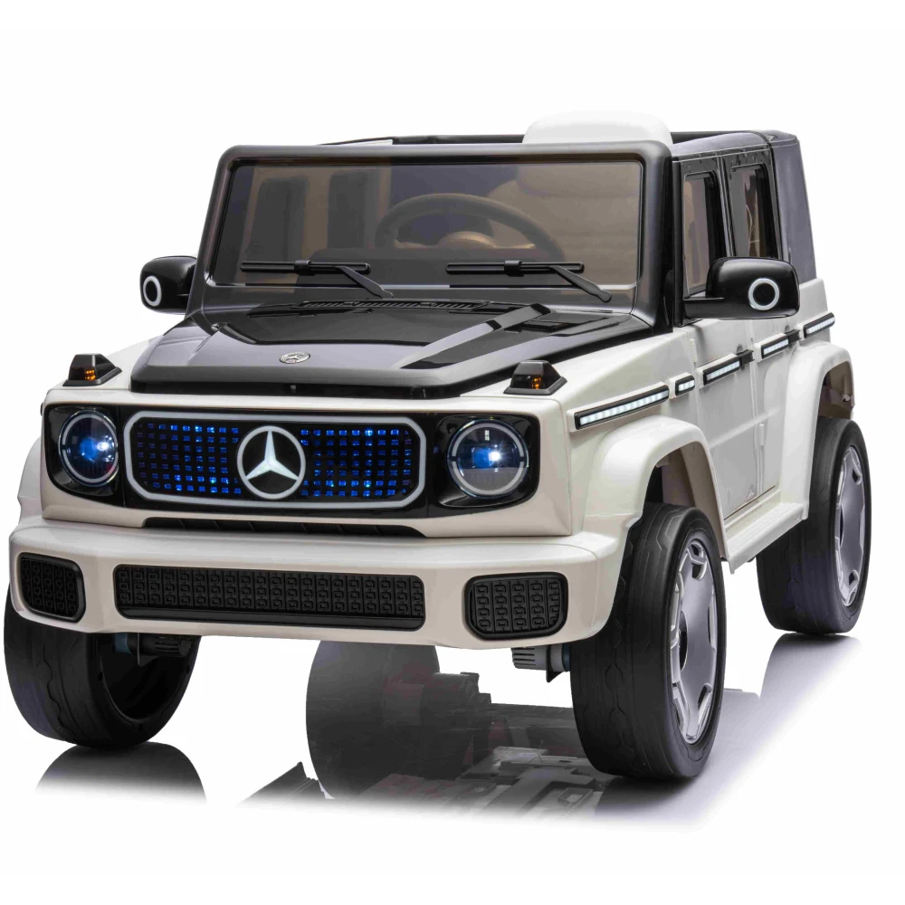 JE2088 alb(1) Mașină electrică pentru copii Mercedes Benz EQG (JE2088/1 alb) - imagine 1