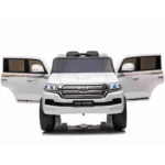 Mașină electrică pentru copii Toyota Land Cruiser (JJ2022 / 1 alb) - imagine 3