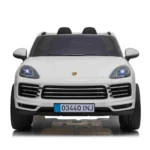 Mașină electrică pentru copii Porsche Cayenne S (JJ2128 / 2 alba) - imagine 2