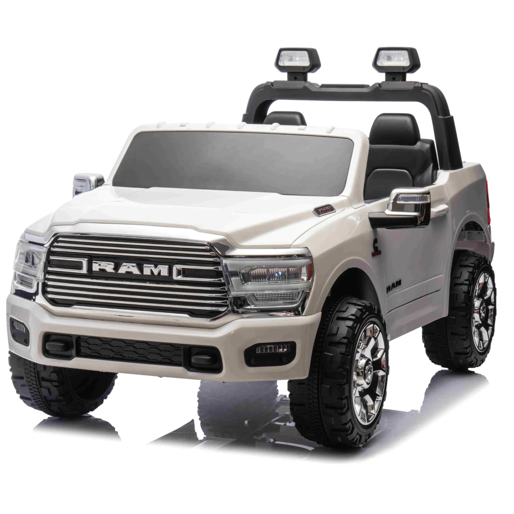 JJ2599alb(1) Mașină electrică pentru copii RAM 3500 (JJ2599/3 alba) - imagine 1