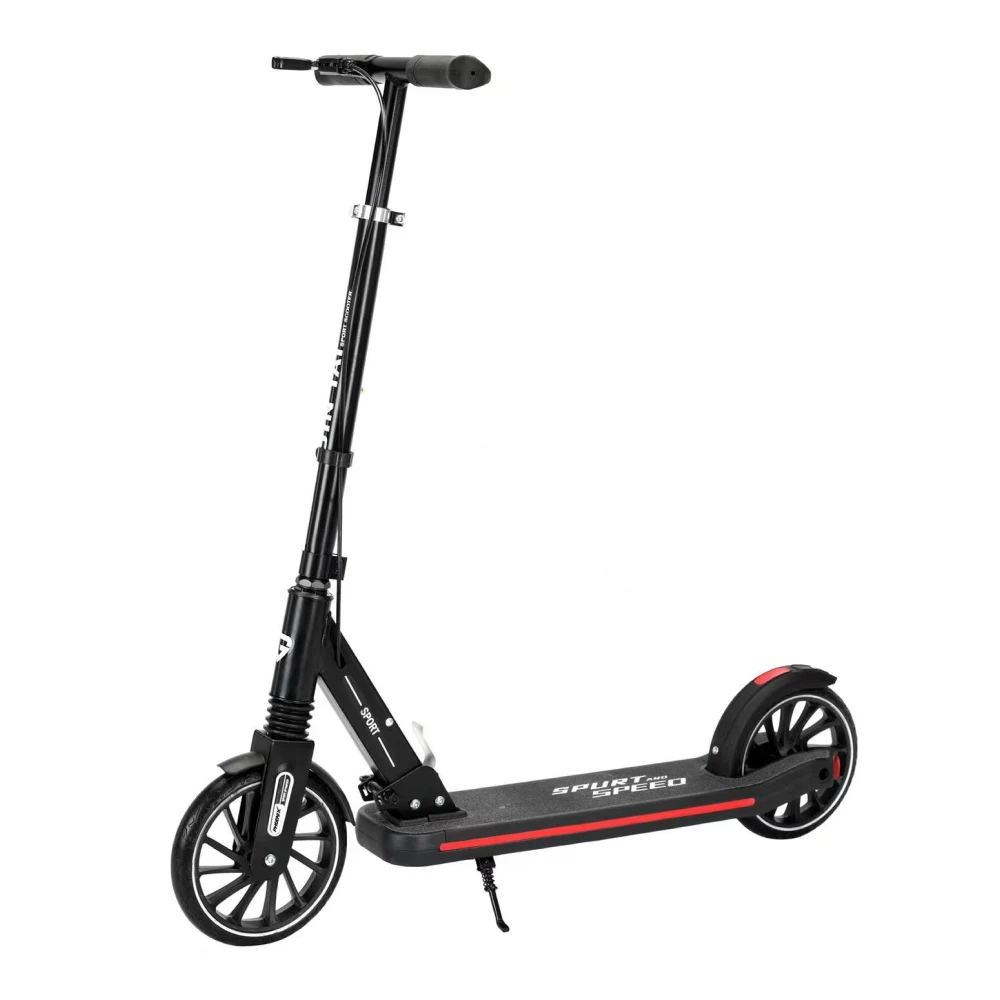 JSC2026(1) Trotinetă pentru copii cu 2 roți și frână de mână, negru, RTM Scooter (20263) - imagine 1