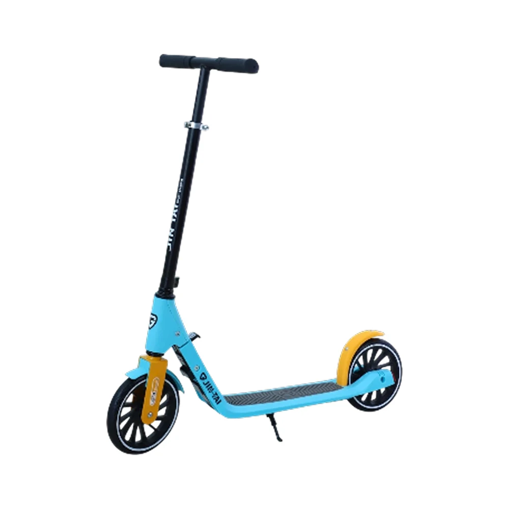 JSCT6699(4) Trotinetă pentru copii cu 2 roți, ghidon reglabil și frână de picior, albastru, RTM Scooter (66992) - imagine 1