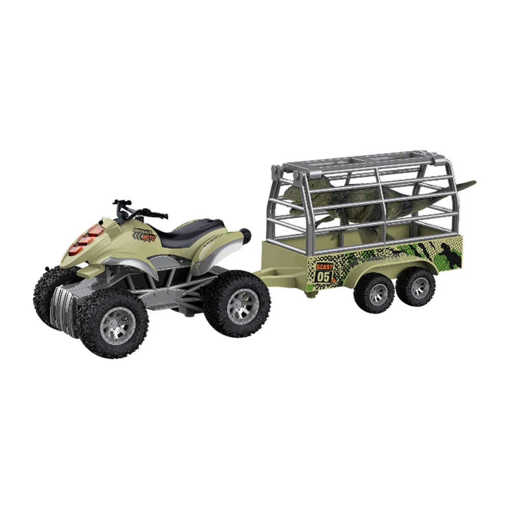 WY400F-6 Cvadriciclu cu remorcă , cu inerție, lumini și sunete - 1:16 - WY400F-6 ,Wenyi (40067) - imagine 1