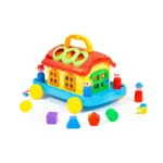 Căsuță educativă cu sorter de forme, pe roți, Polesie (70999) - imagine 2