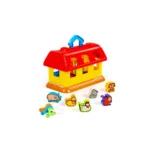 Căsuță educativă cu sorter și animale, Polesie (9173) - imagine 2