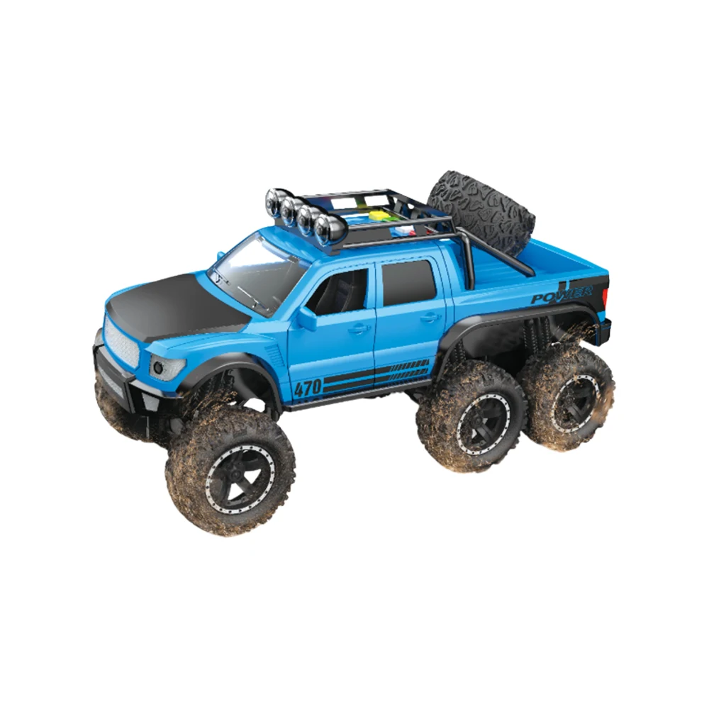 masina-off-road-jucarii-copii Mașină off-road cu inerție, lumini și sunete - 1:16 - WY470B ,Wenyi (24706) - imagine 1