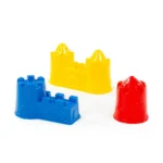 Set de forme pentru nisip – 3 piese, Polesie (37251) - imagine 2