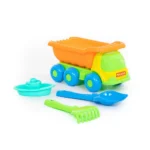 Set pentru nisip Kesha – camion cu accesorii, Polesie (4298) - imagine 4