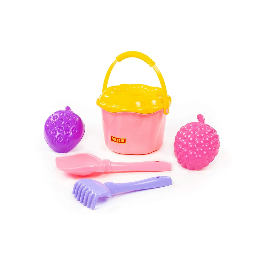 set-pentru-nisip-galetusa-accesorii(1) Set pentru nisip cu găletușă și accesorii, Polesie (093882) - imagine 1