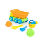 Set pentru nisip Kesha – camion cu accesorii, Polesie (4304) - imagine 3