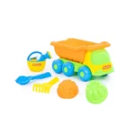 Set pentru nisip Kesha – camion cu accesorii, Polesie (4304) - imagine 5