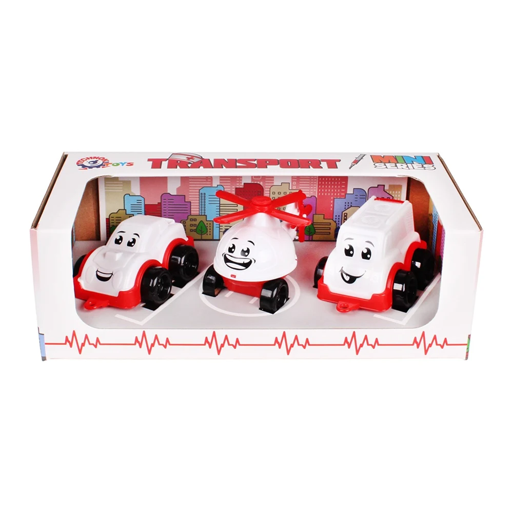 set-trasport-mini-ambulanta(1) Set transport mini – ambulanță ,Technok (5811) - imagine 1