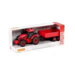 Tractor cu inerție și remorcă Belarus (în cutie), Polesie (91345) - imagine 4