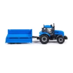 Tractor cu inerție și remorcă Progress, albastru (în cutie), Polesie (91253) - imagine 3