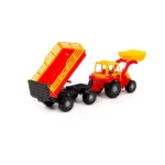 Tractor cu remorcă și cupă frontală Altai Nr. 2, Polesie (35363) - imagine 2