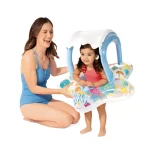 Colac gonflabil cu scaun și baldachin, 81×79 cm, max. 15 kg, 2 culori, 1–2 ani, Intex (56573) - imagine 2